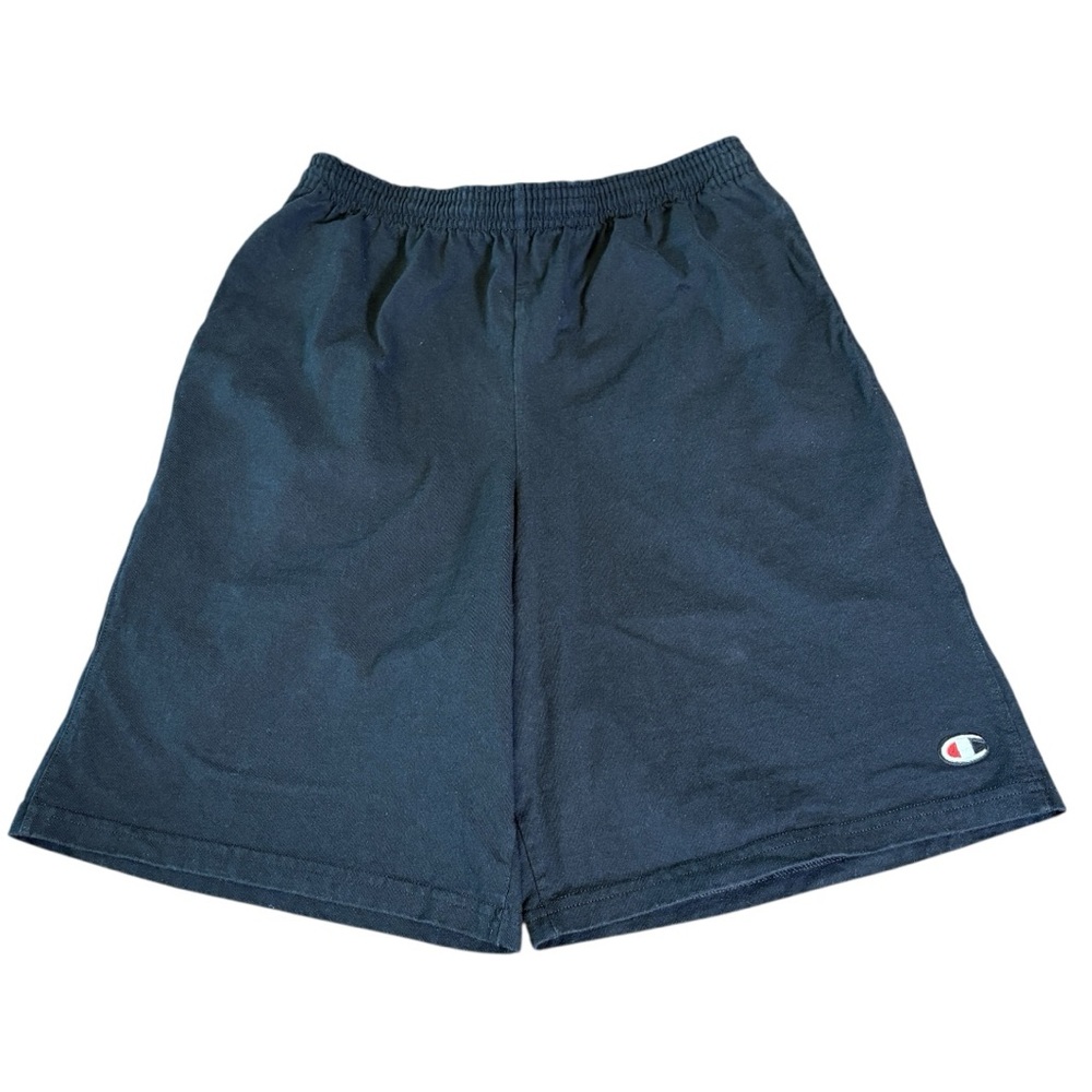 Champion Shorts Black Cotton Lightweight Sweat Short Small